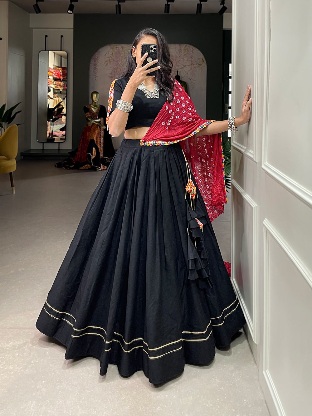 Pure cotton chaniya choli - full stitched - SuratHausBerlin