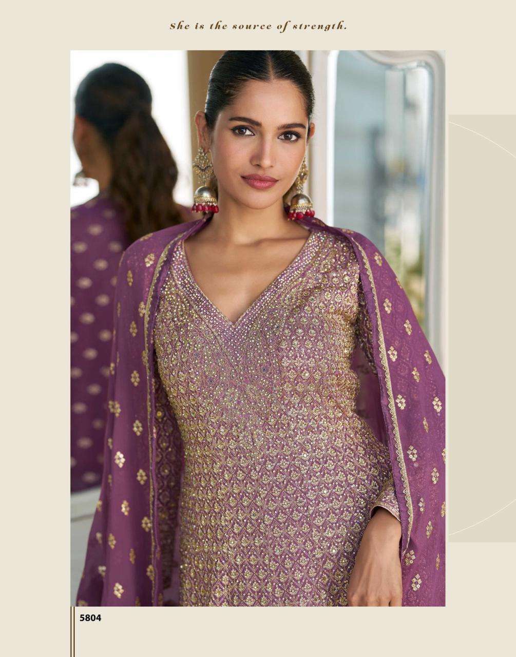 Sayuri Designer Party Wear Suit-3 - SuratHausBerlin