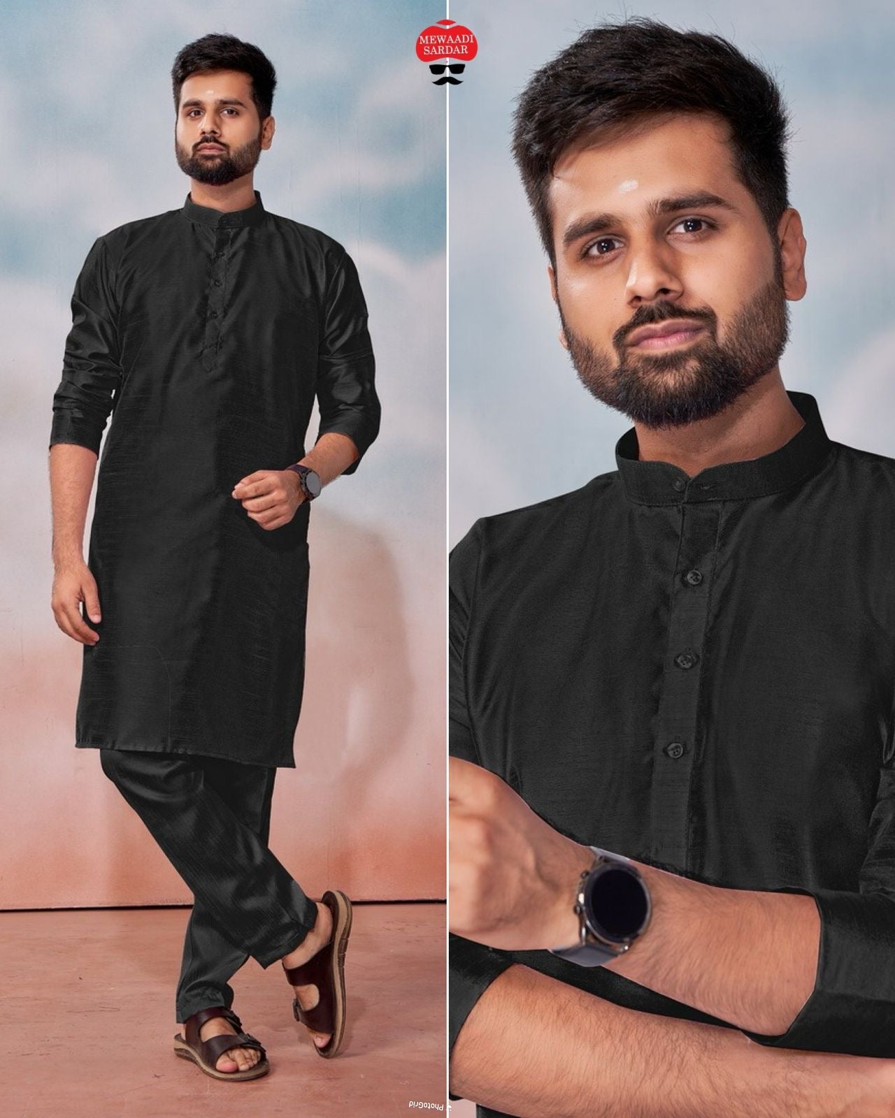 Plain kurta pant for men - SuratHausBerlin