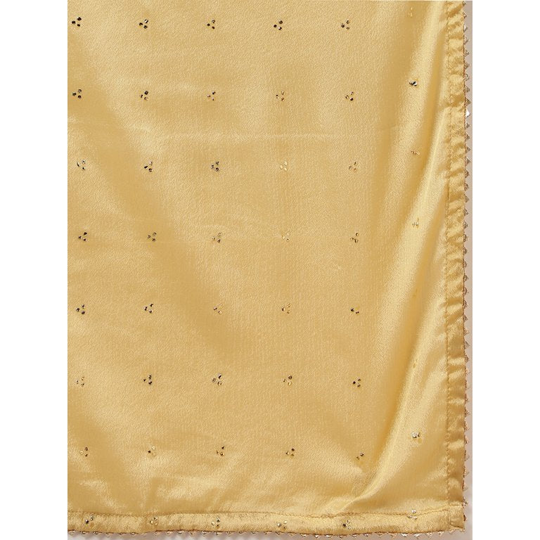 Golden Chinon Dupatta - SuratHausBerlin