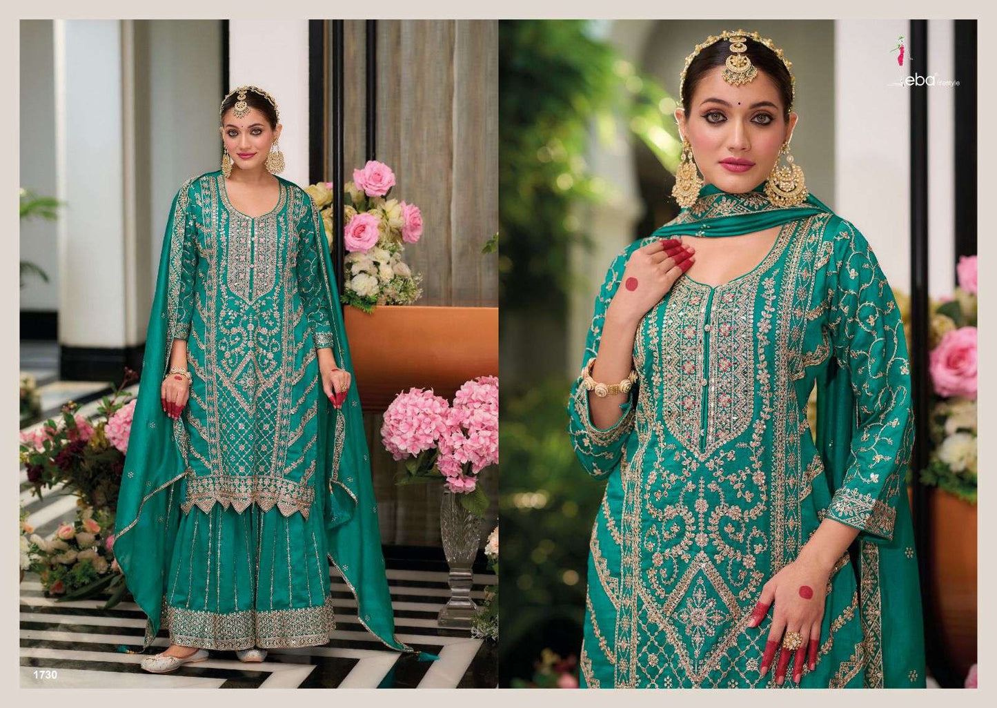 Silk Gharara Designer set