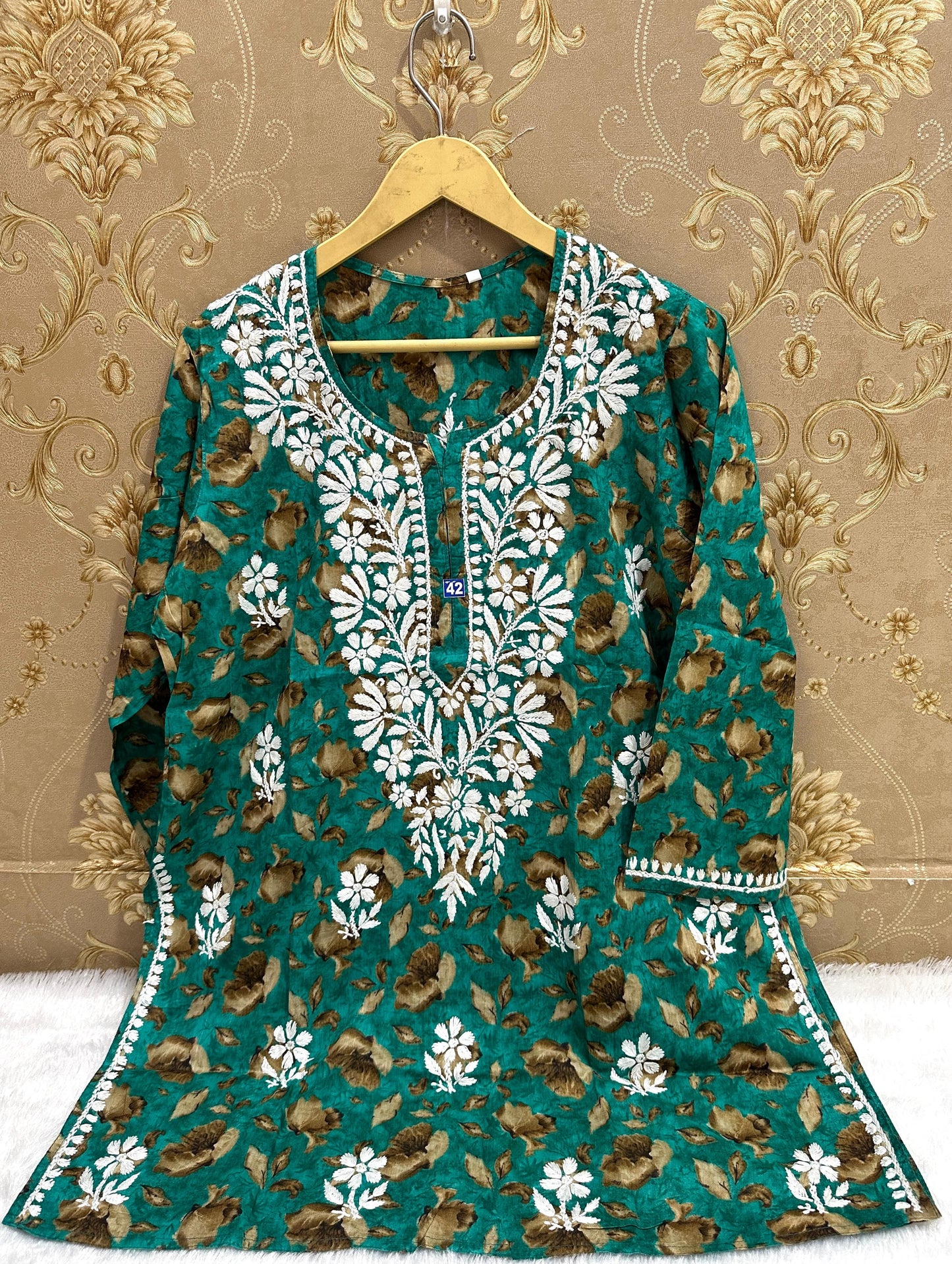 Floral Mul Mul short top - SuratHausBerlin 