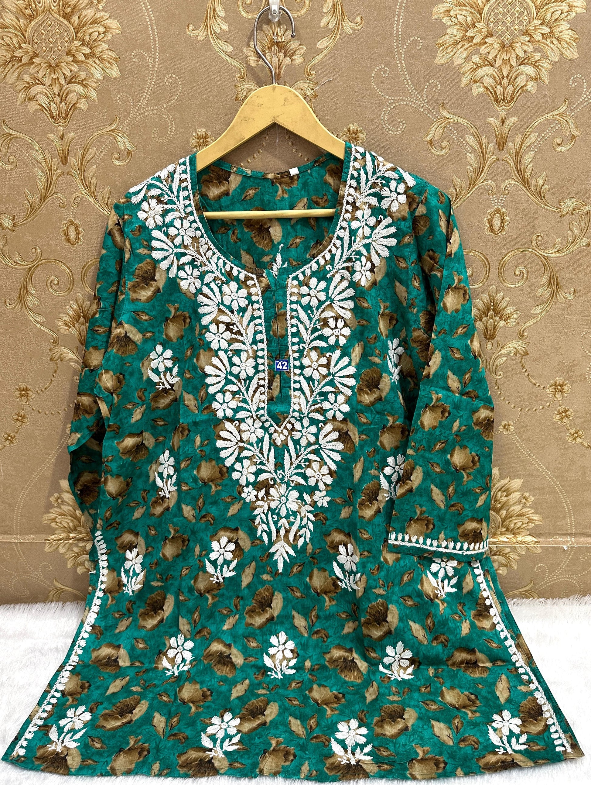 Floral Mul Mul short top - SuratHausBerlin 