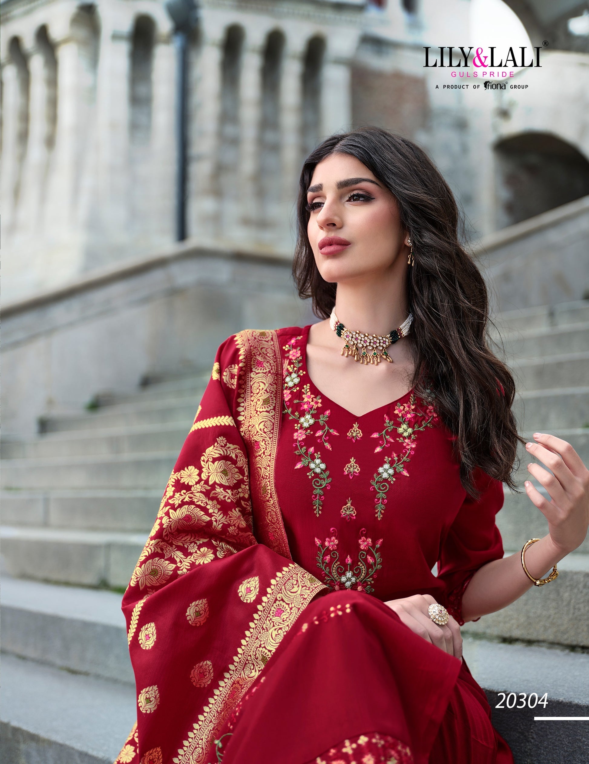 Karwachauth Collection- Festive kurti set - SuratHausBerlin 