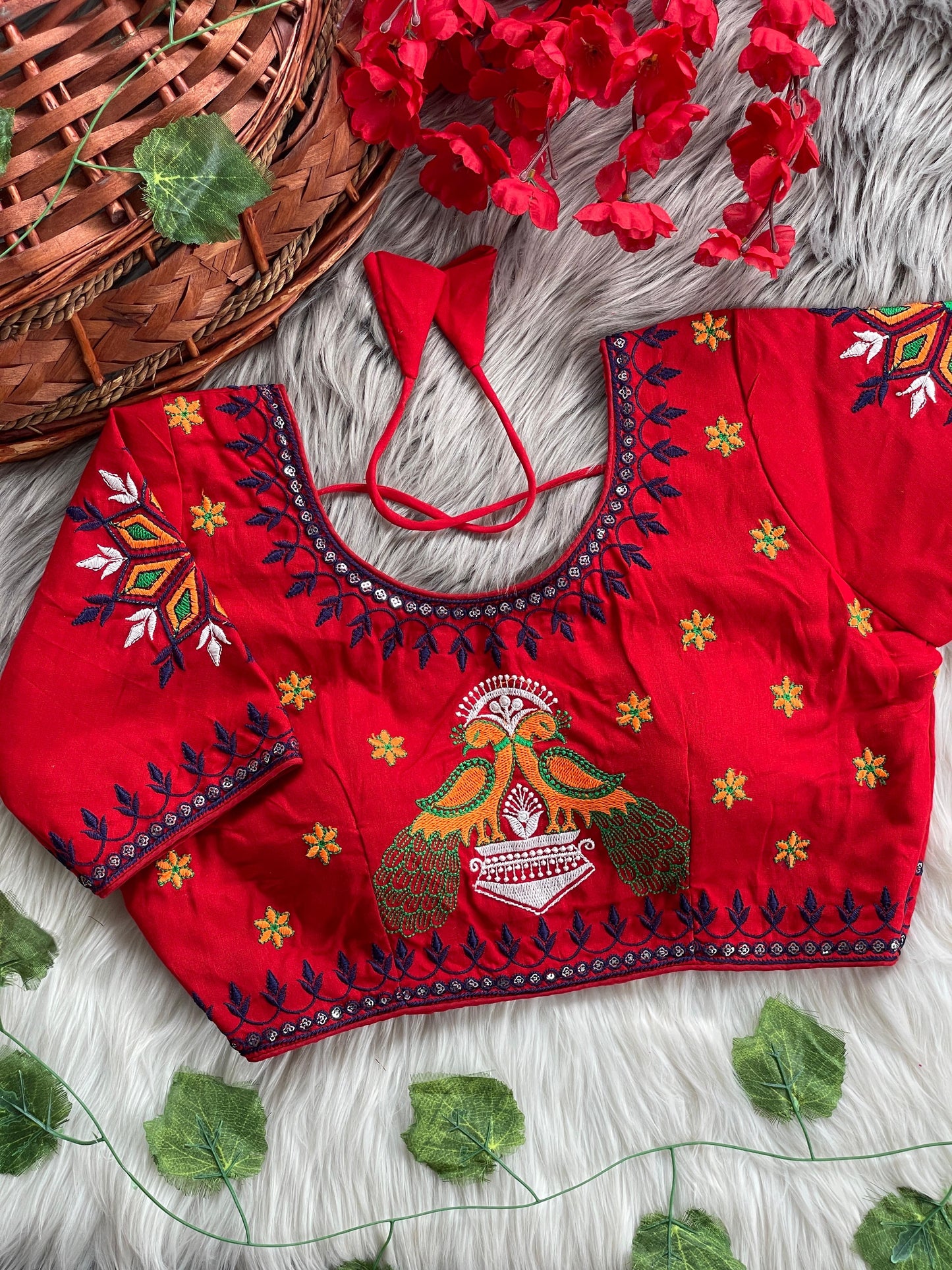 Heavy Embroidery ready stitch Blouse