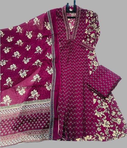 Cotton Ghera 3pc set