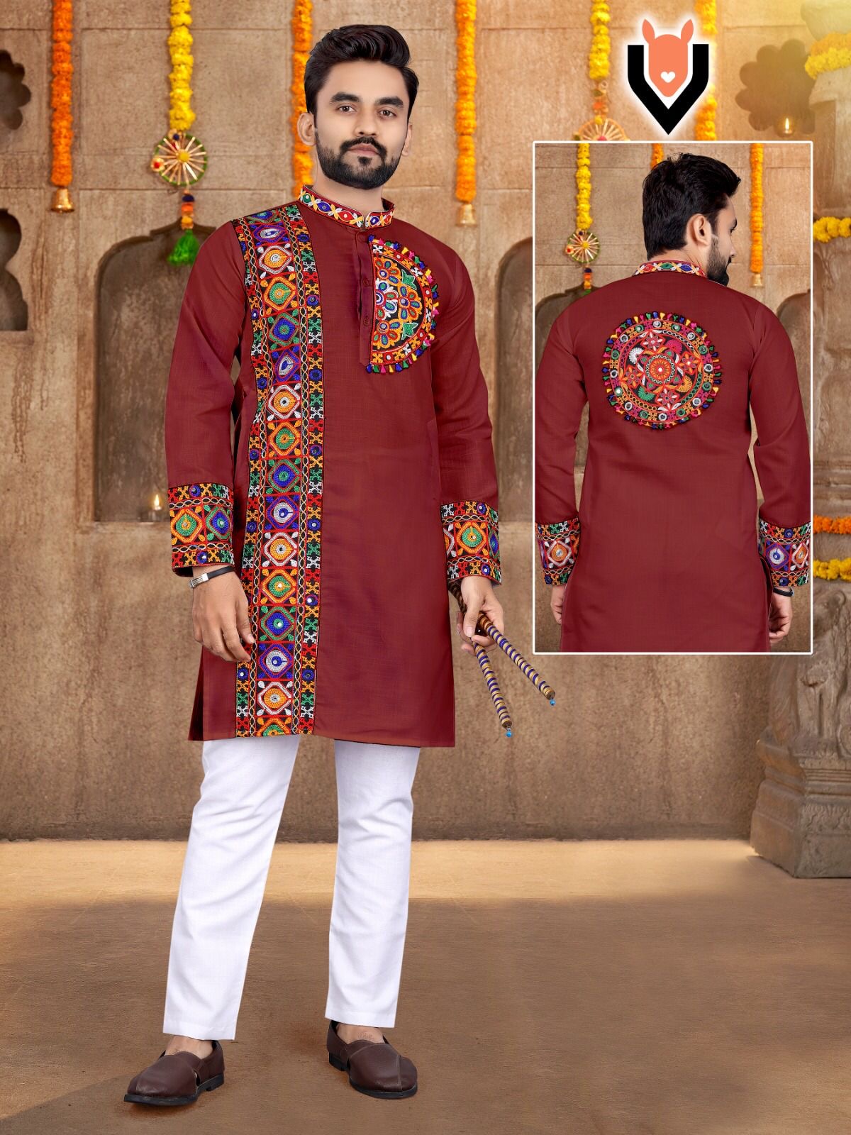 Traditional Men Kurta -Navaratri Collection