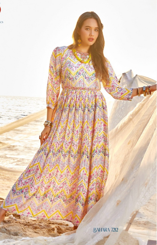 Designer Summer Gown+Belt