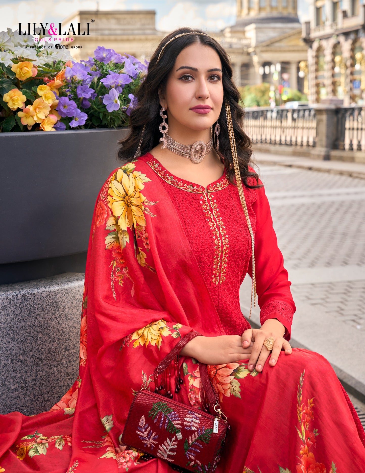Karwachauth Collection- Festive kurti set - SuratHausBerlin 