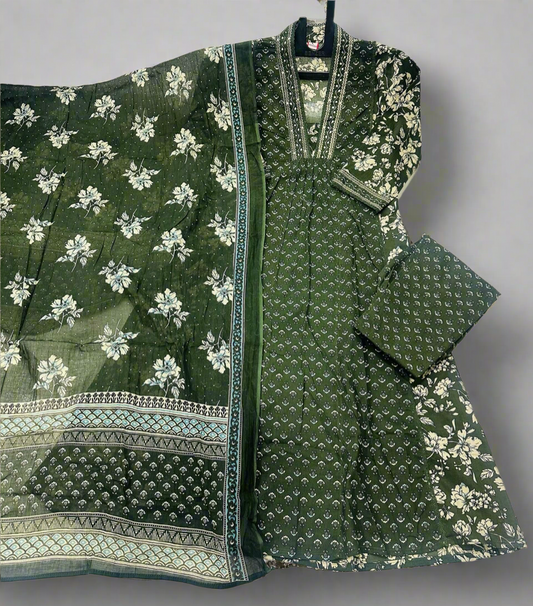 Cotton Ghera 3pc set