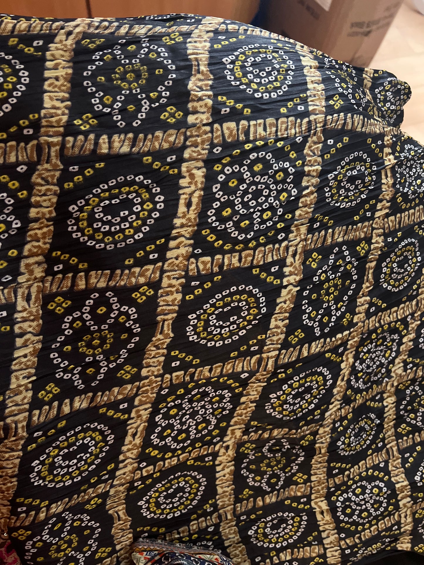 Bandhani Printed Chinon Dupatta