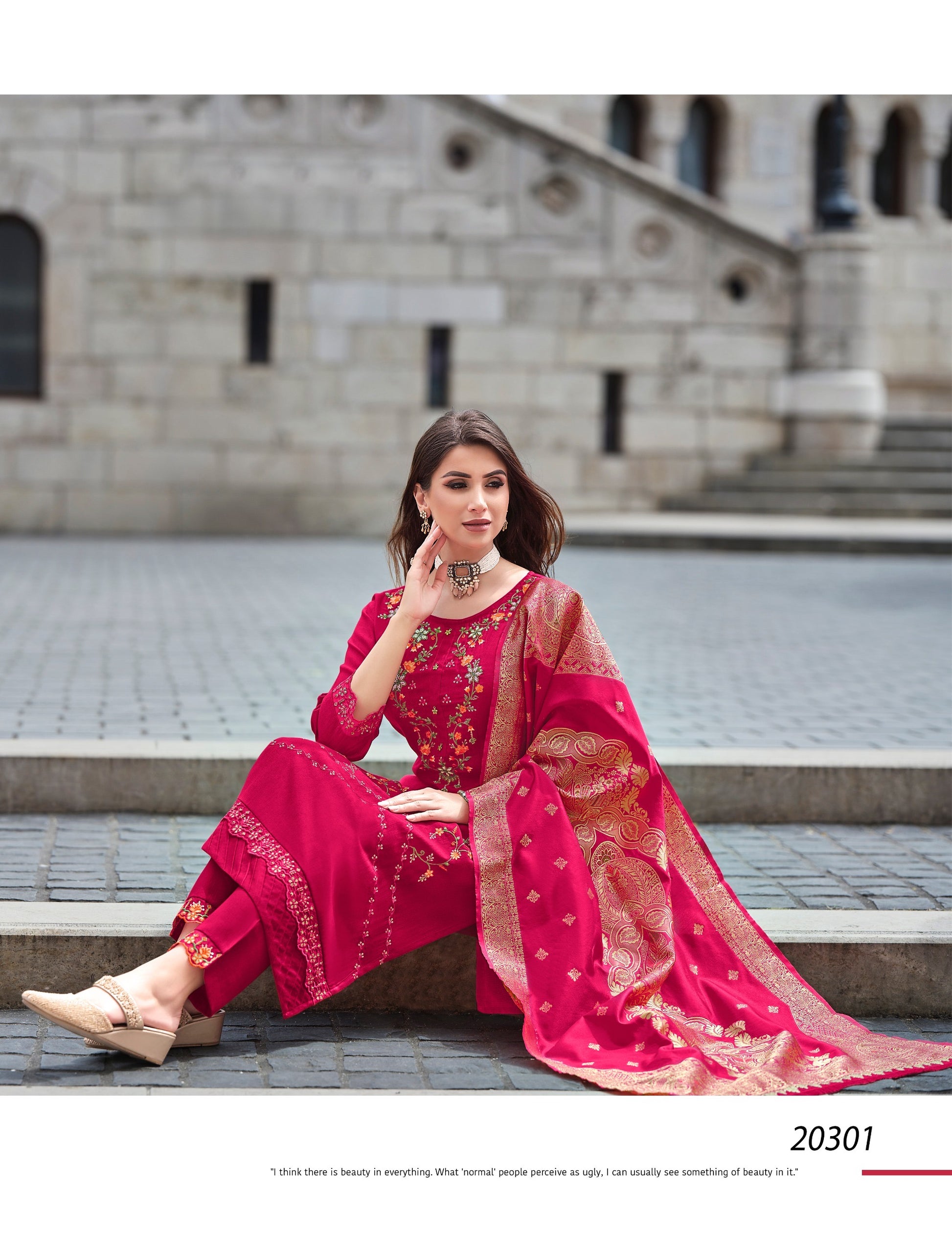 Karwachauth Collection- Festive kurti set - SuratHausBerlin 