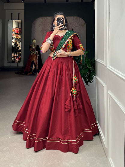 Pure cotton chaniya choli - full stitched