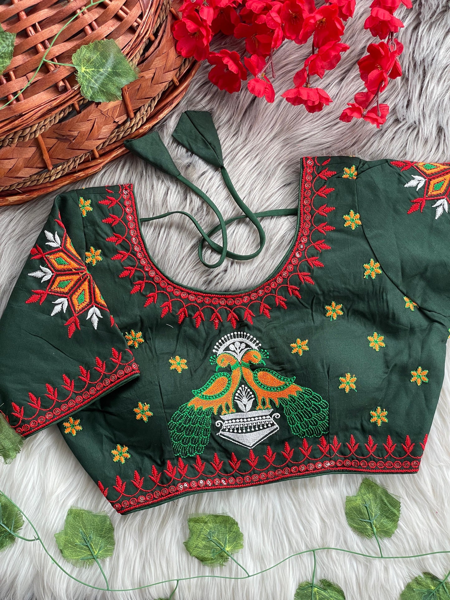 Heavy Embroidery ready stitch Blouse