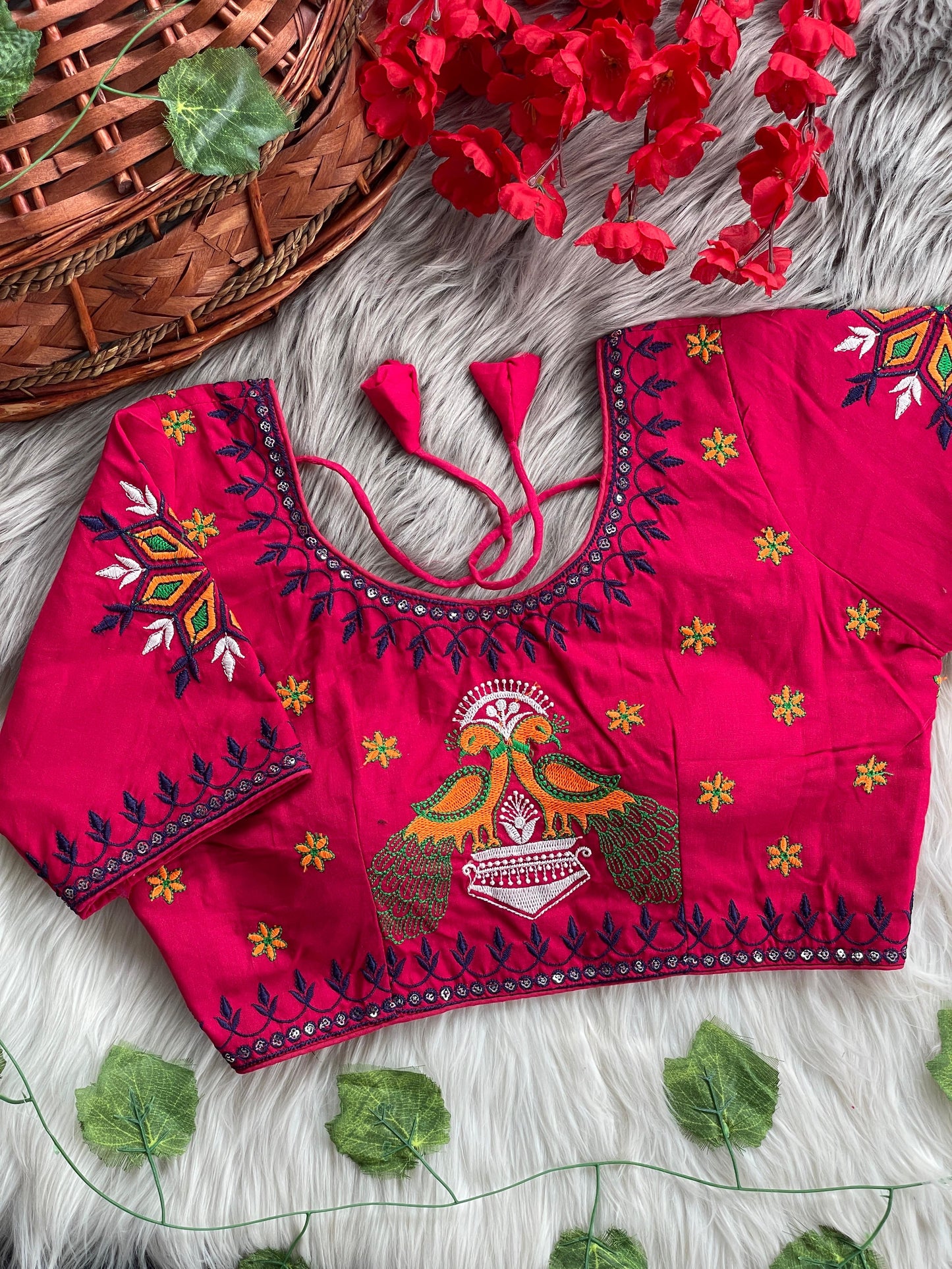 Heavy Embroidery ready stitch Blouse