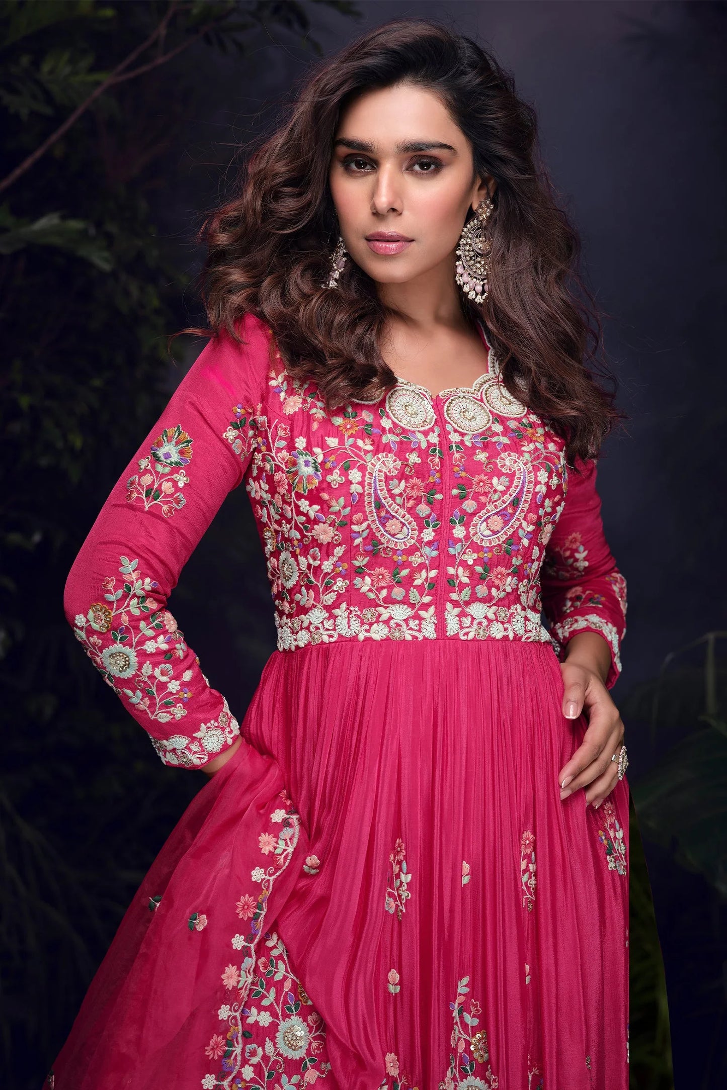 Sayuri Designer Gown Dupatta set - SuratHausBerlin 