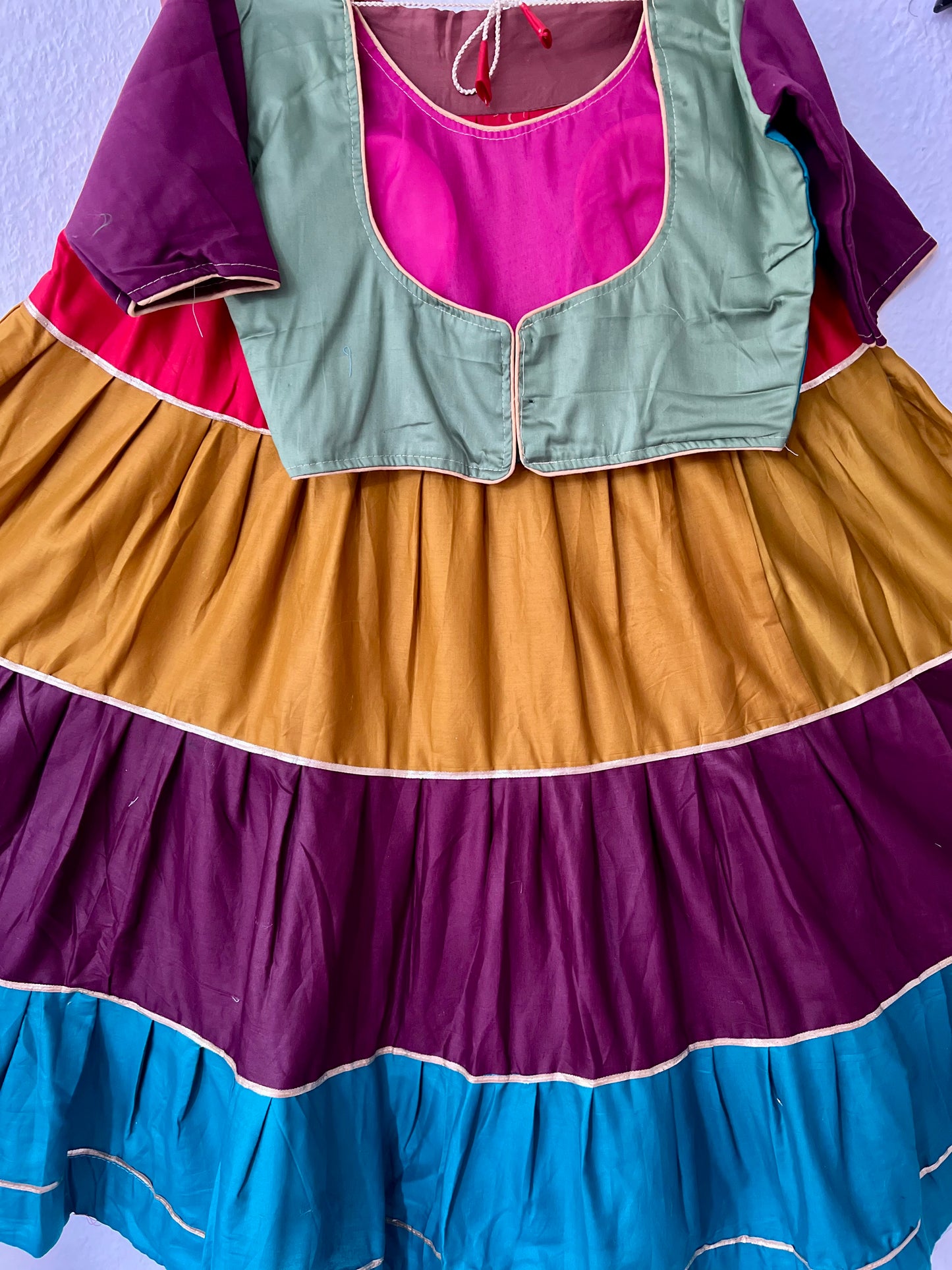 Multi color Chaniya Choli set - SuratHausBerlin 