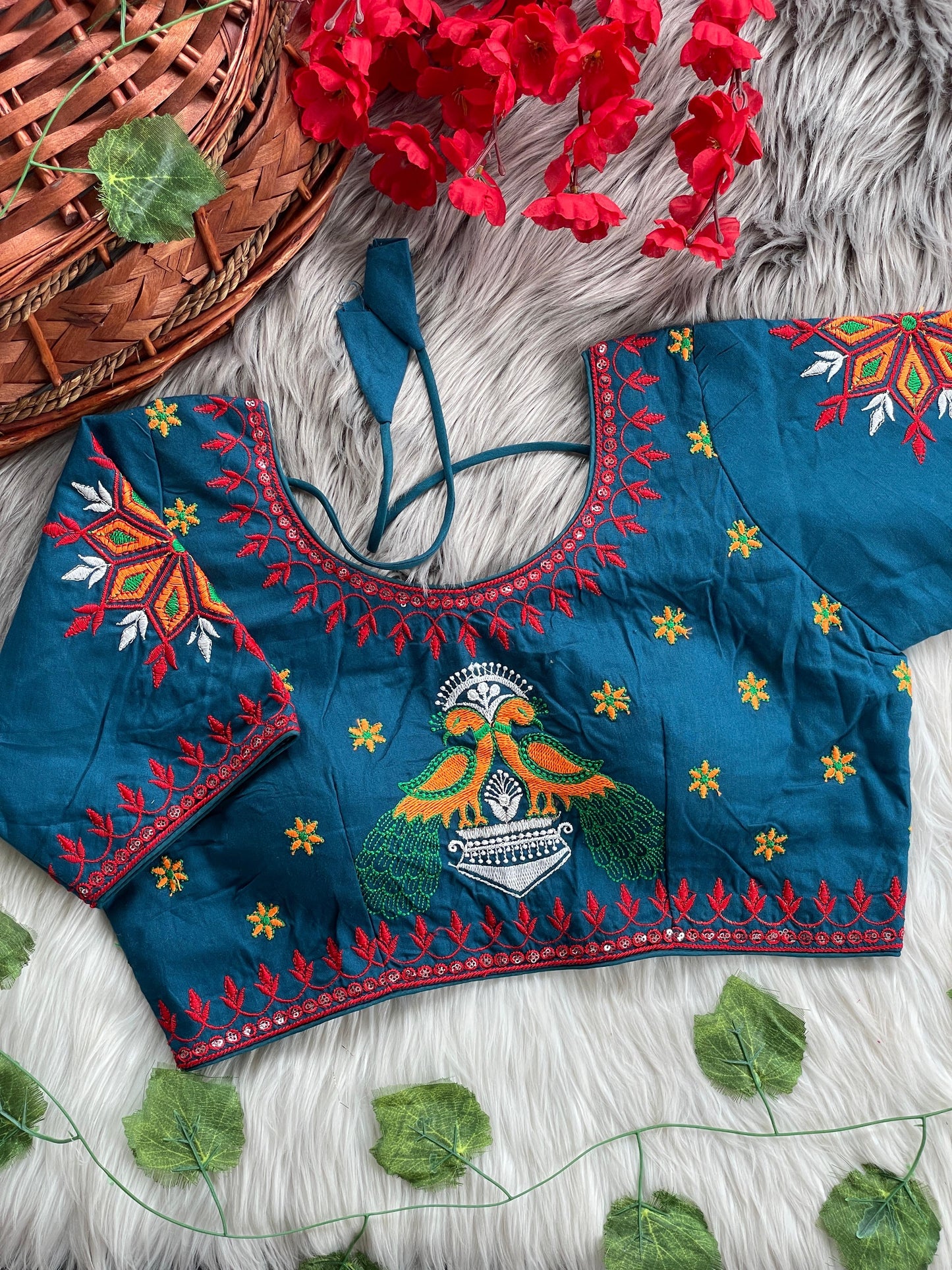 Heavy Embroidery ready stitch Blouse