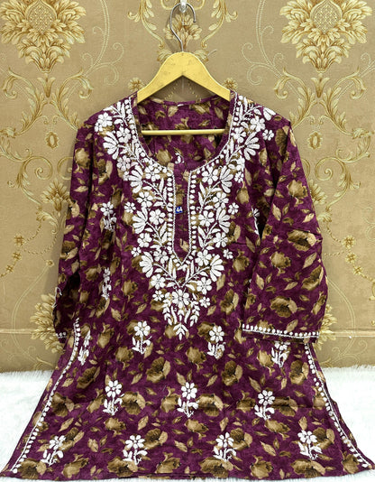 Floral Mul Mul short top - SuratHausBerlin 