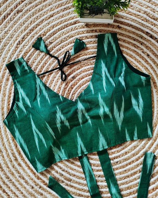 Orignal Ikkat Handloom Blouse