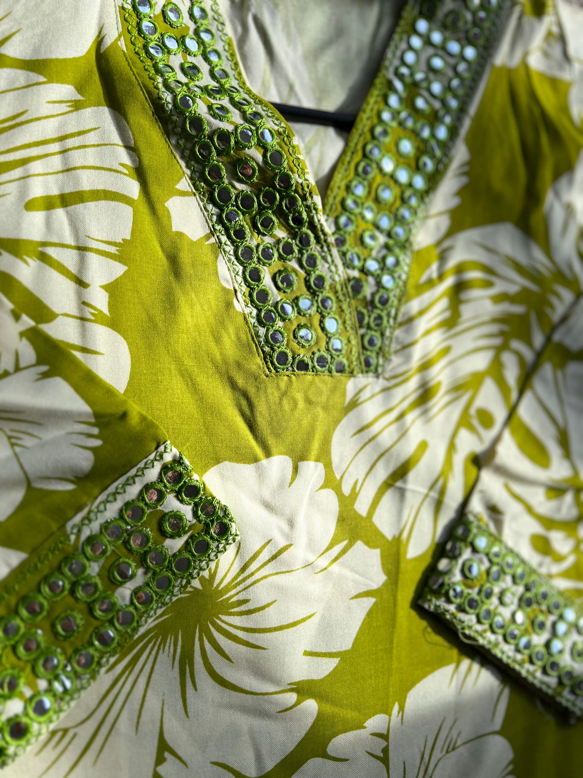 Heavy Rayon parrot Summer coord set - SuratHausBerlin 