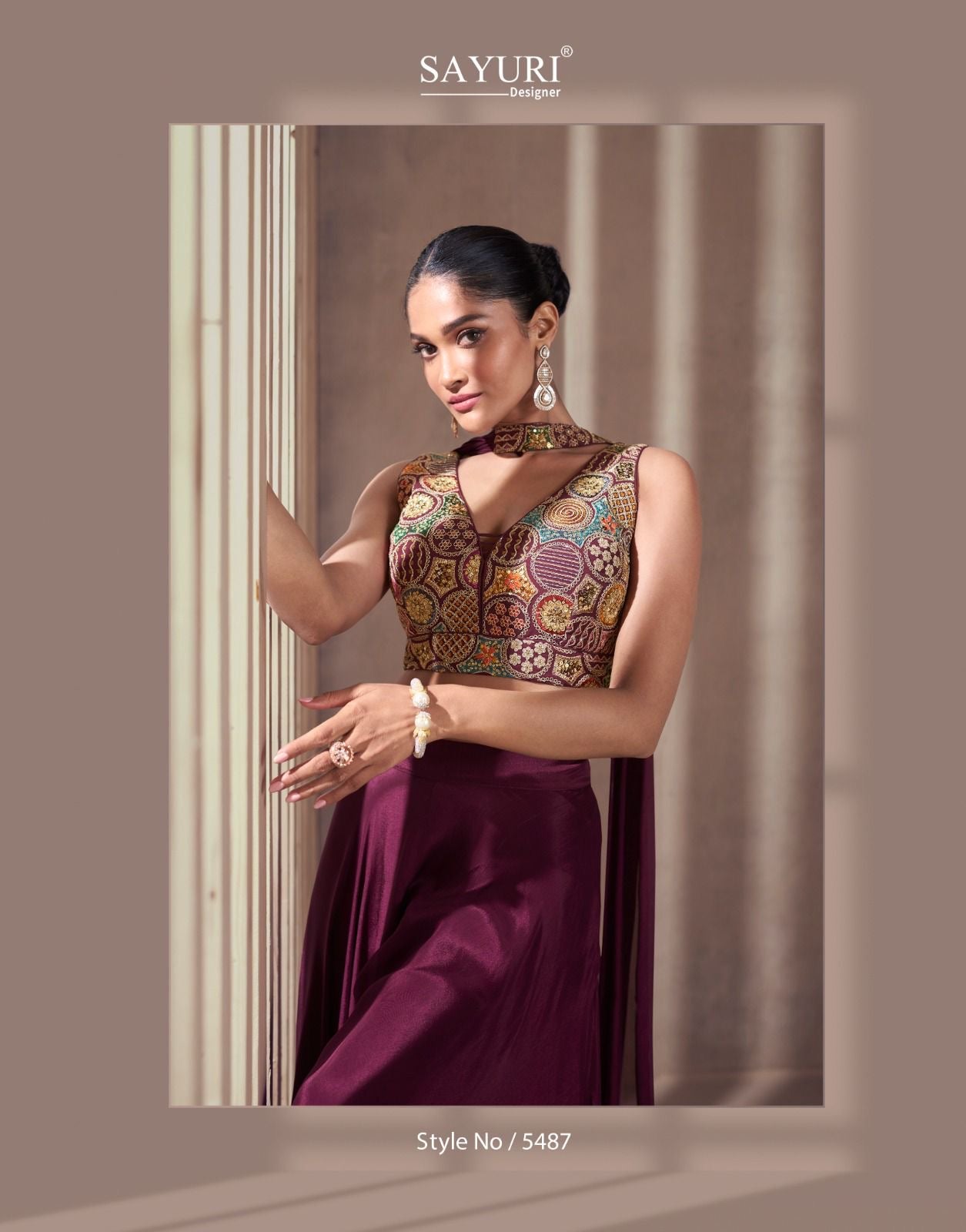 Designer Indo western outfit for wedding season - SuratHausBerlin 