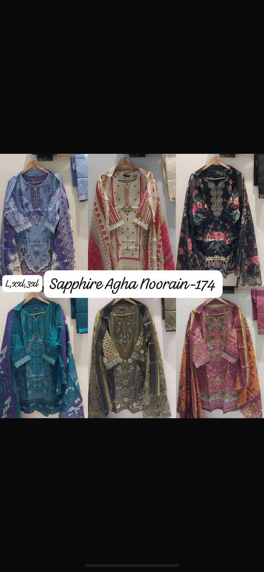 PURE LAWN PRINTED DRESSES - SuratHausBerlin 