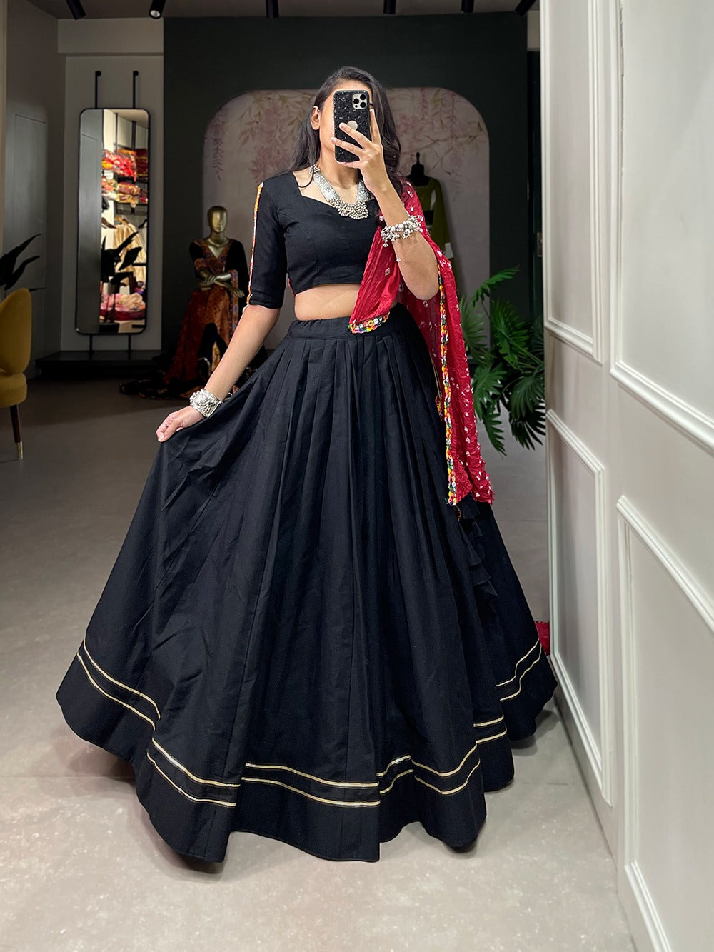 Pure cotton chaniya choli - full stitched