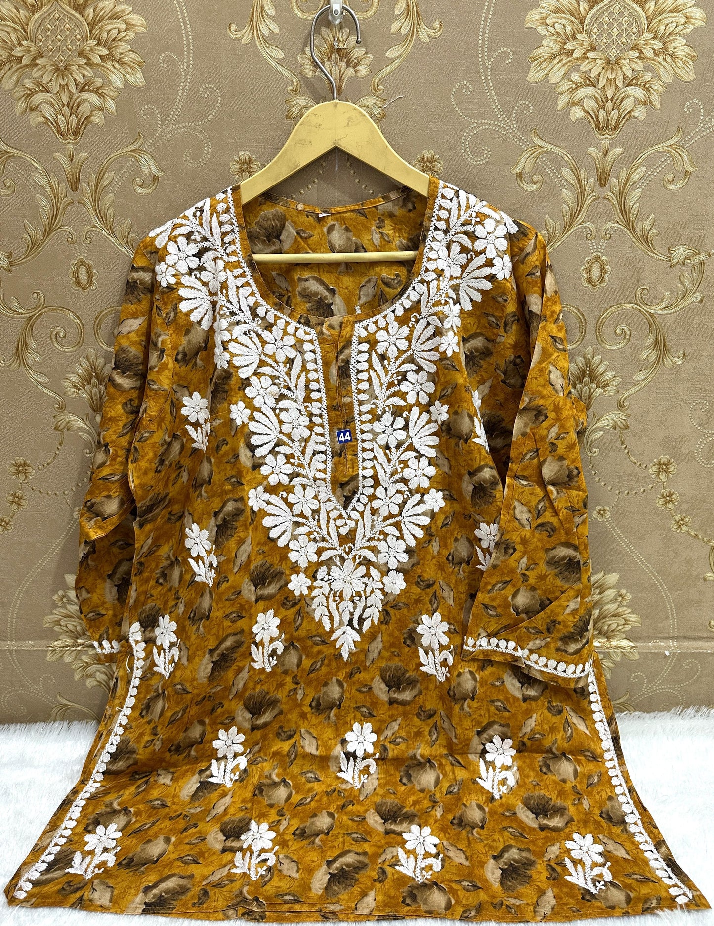 Floral Mul Mul short top - SuratHausBerlin 