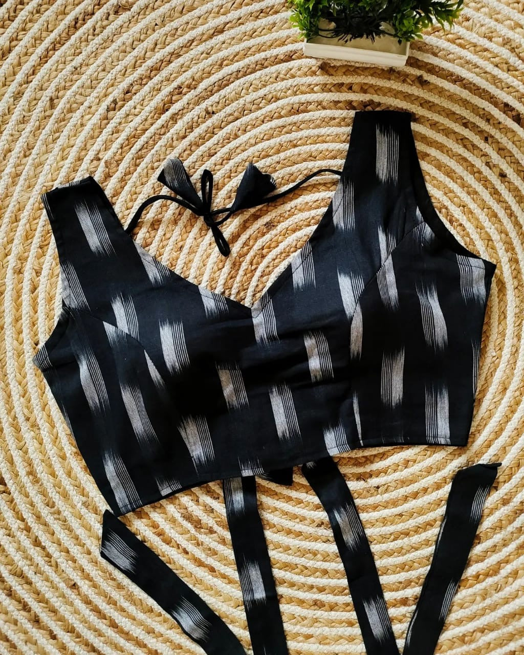 Orignal Ikkat Handloom Blouse