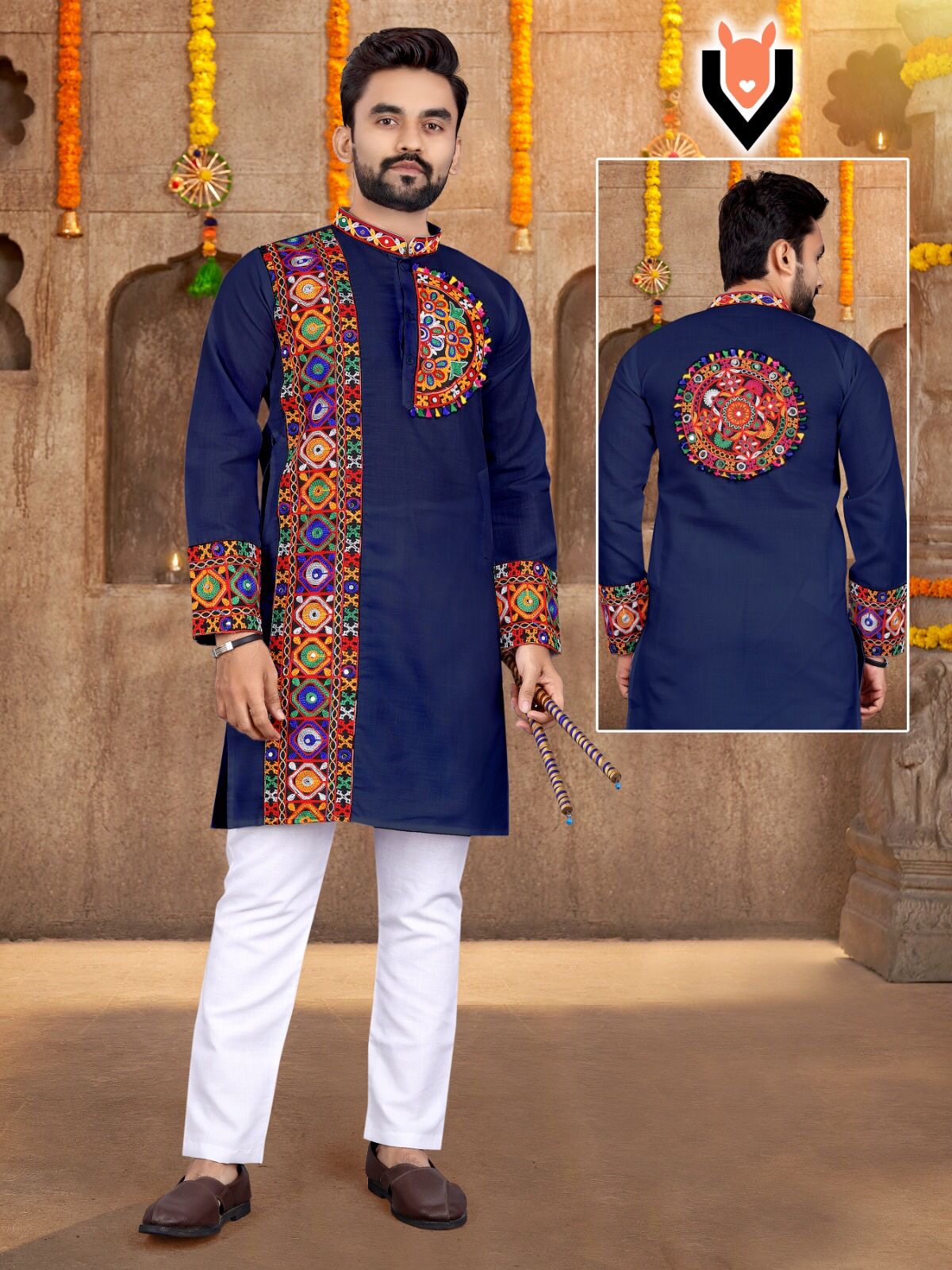 Traditional Men Kurta -Navaratri Collection