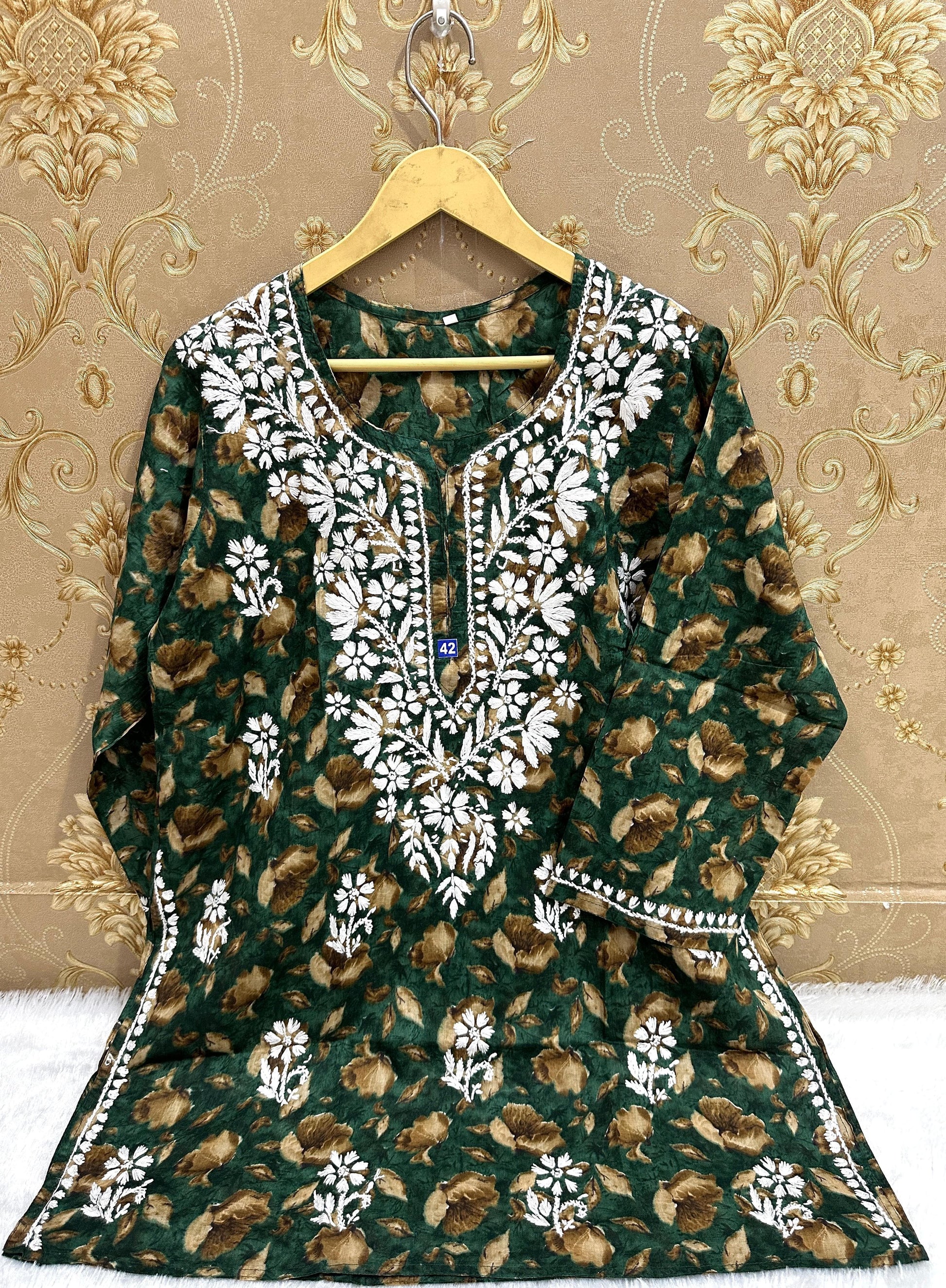 Floral Mul Mul short top - SuratHausBerlin 