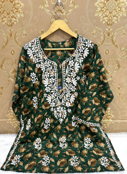 Floral Mul Mul short top - SuratHausBerlin 
