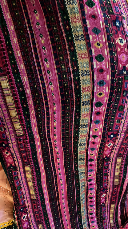 Bandhani Printed Chinon Dupatta
