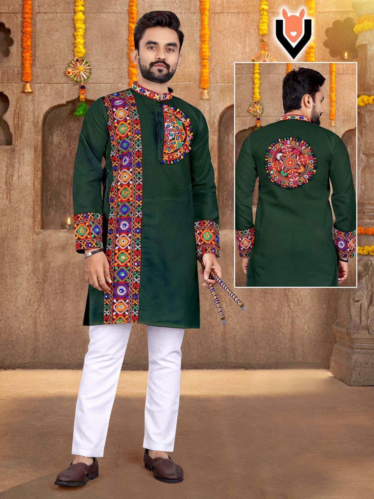 Traditional Men Kurta -Navaratri Collection