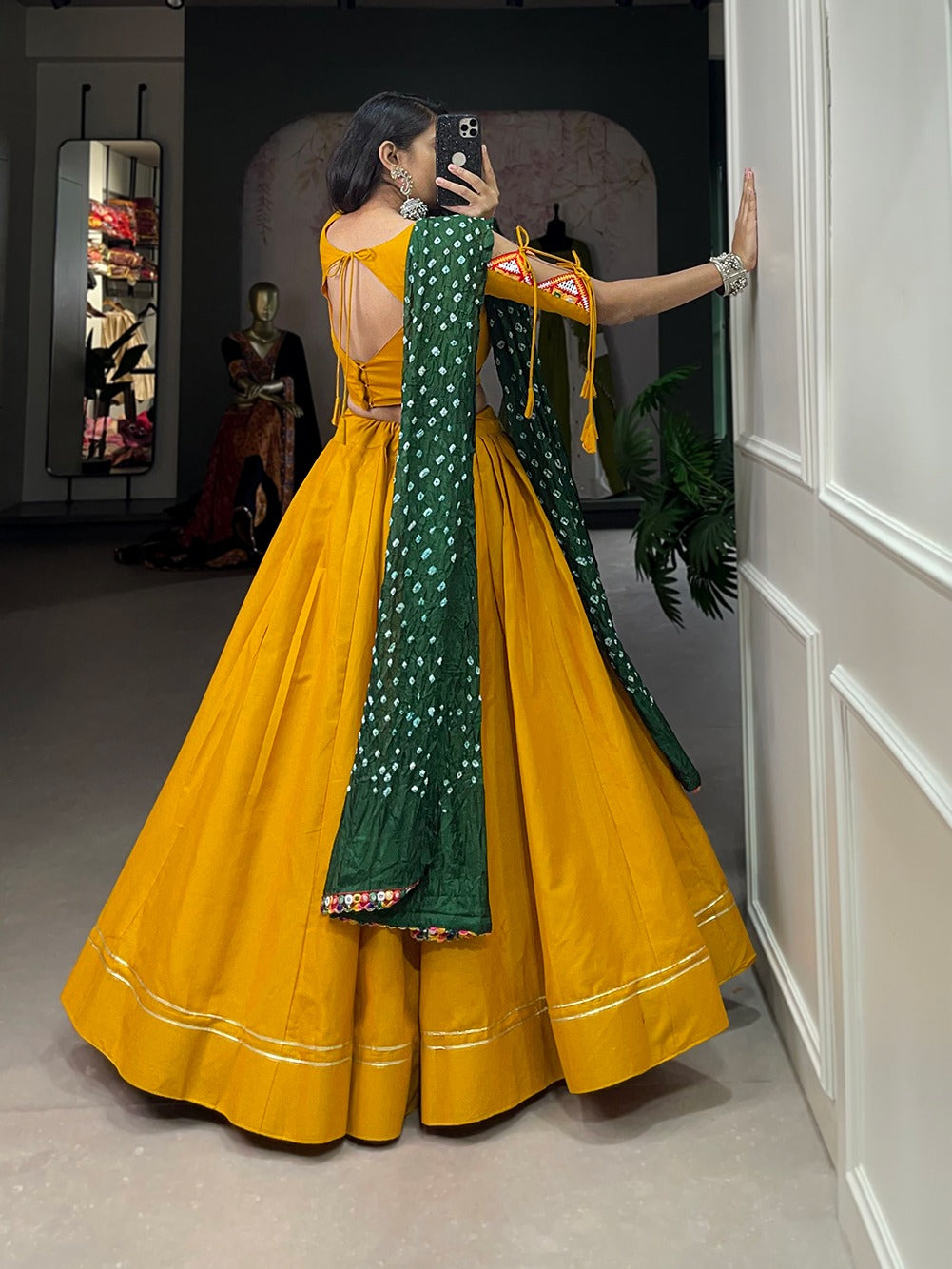 Pure cotton chaniya choli - full stitched