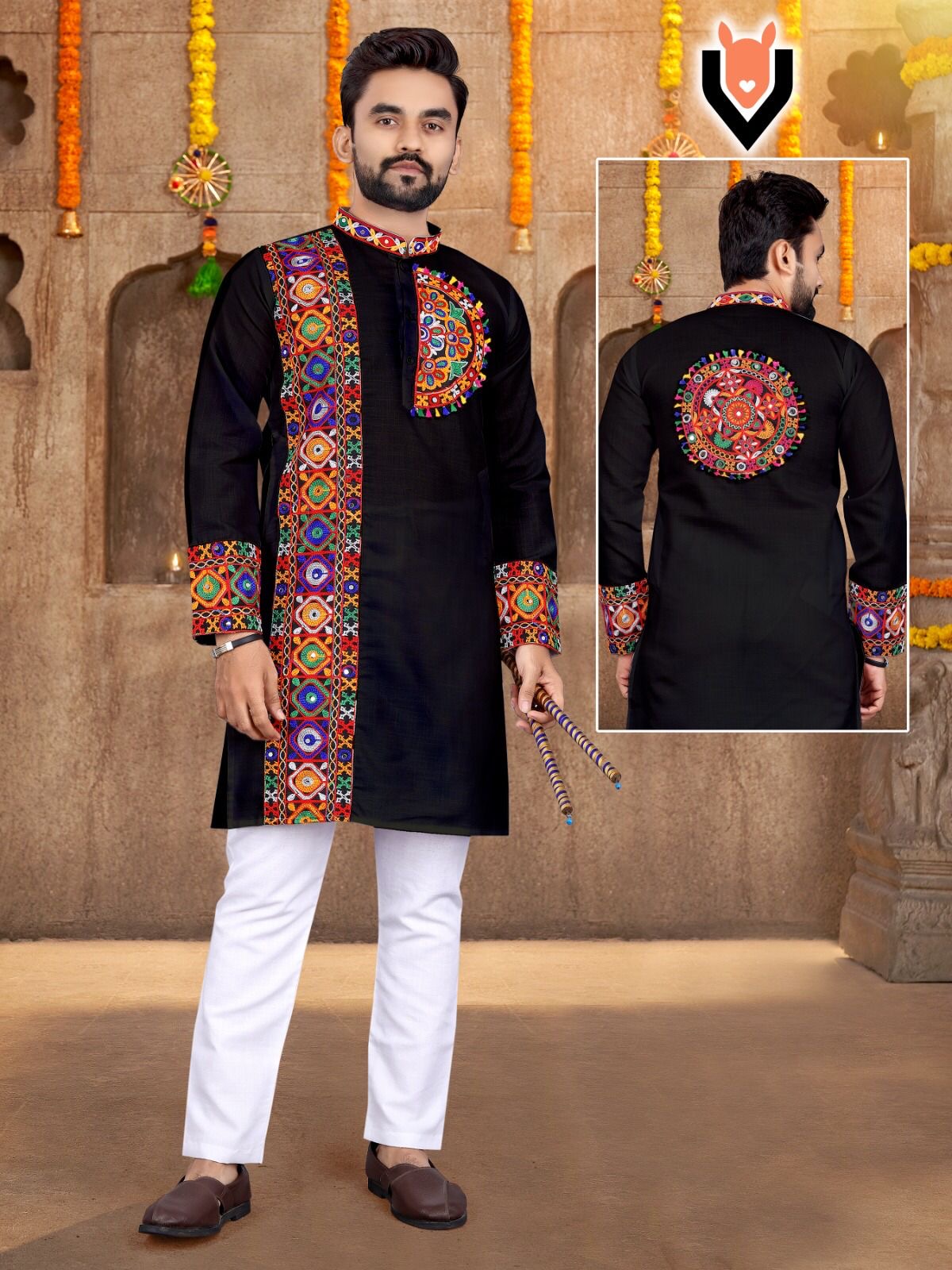 Traditional Men Kurta -Navaratri Collection