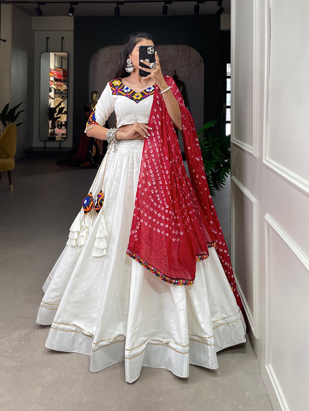 Pure cotton chaniya choli - full stitched