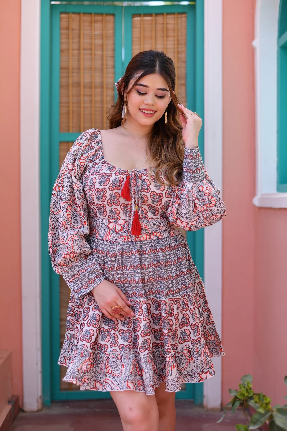 Puff Sleeves Short sunmer dress - SuratHausBerlin 